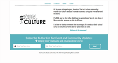 Desktop Screenshot of curlculture.com